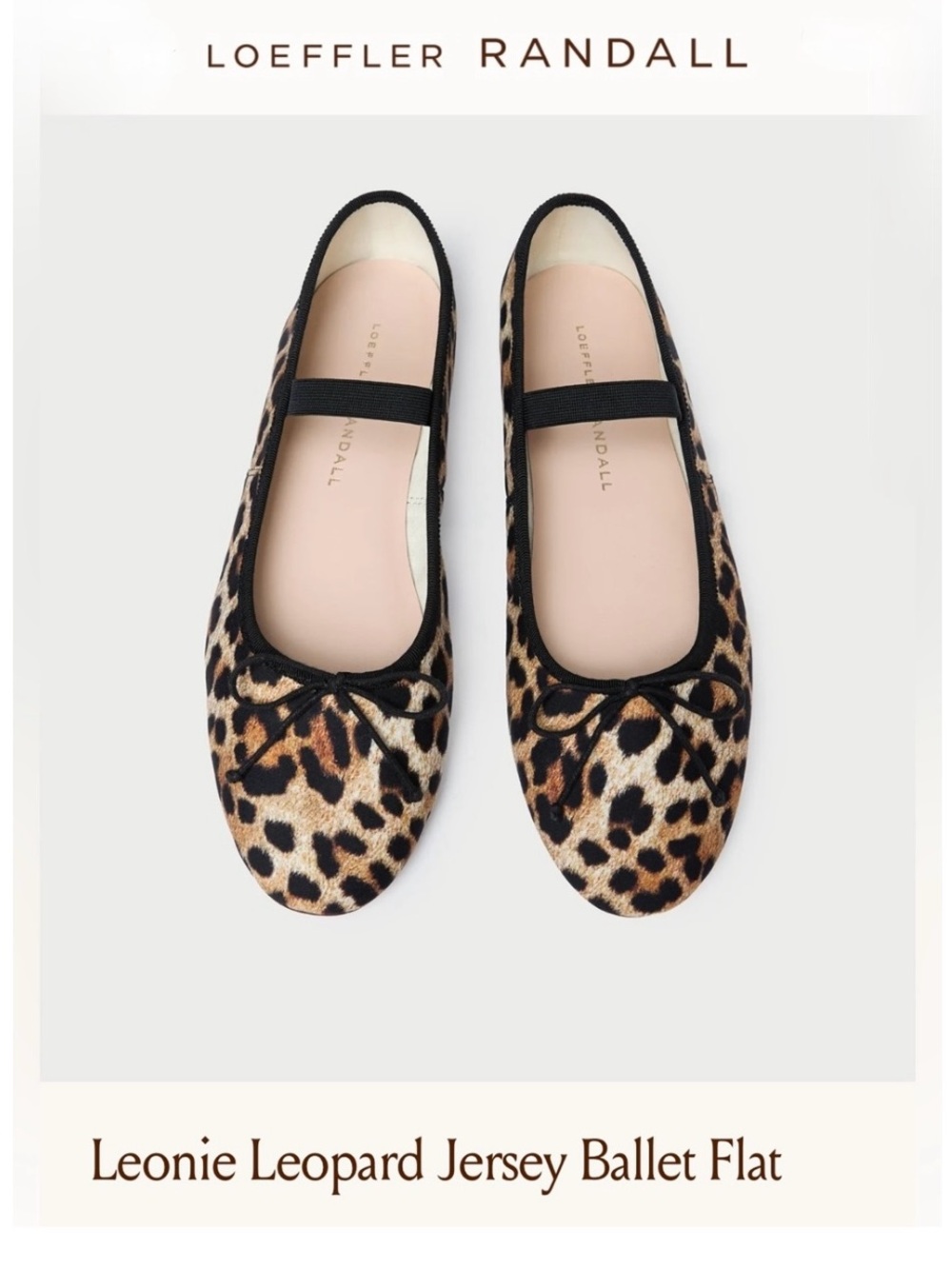 LOEFFLER RANDALL
Leonie Leopard Jersey Ballet Flat
$275 size 7.5 gently used